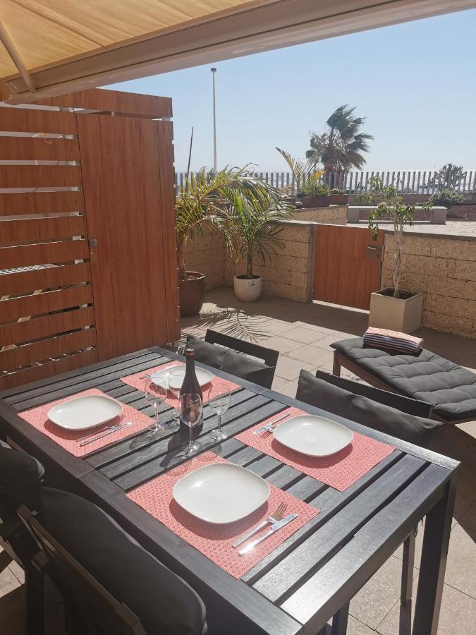 Modern Sea View Duplex With Parking El Médano Exterior foto